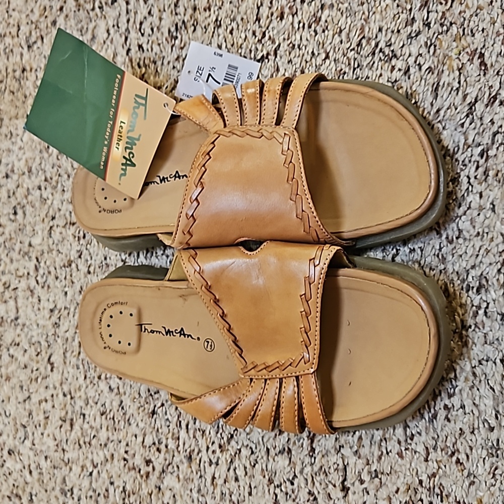 THOM McAN Leather Sandals shoes - 7.5